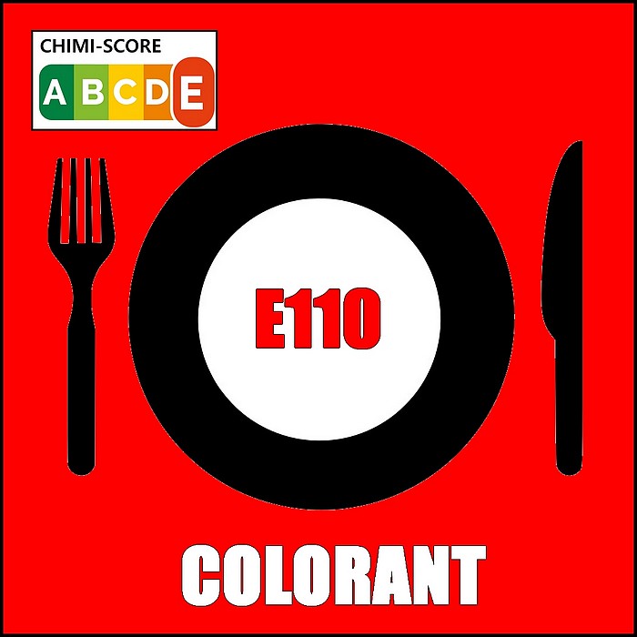 E110 additif alimentaire Colorant Jaune Orangé S