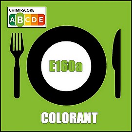 E160a additif alimentaire colorant Bêta-carotène